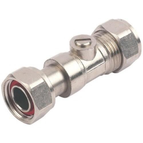 STRAIGHT SERVICE VALVE 15MM X 1/2"