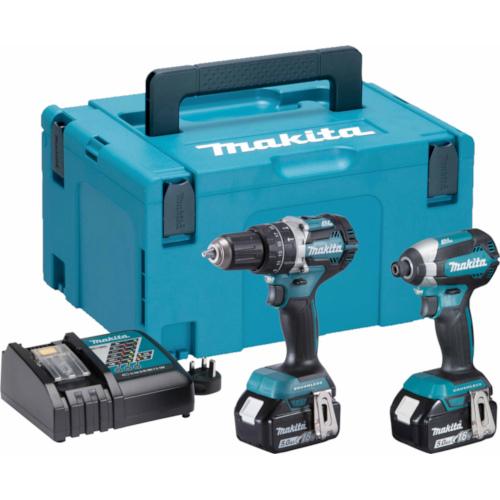 18V COMBI & IMPACT DRILL 2X5AH LI BRUSHLESS DLX2180TJ MAKITA