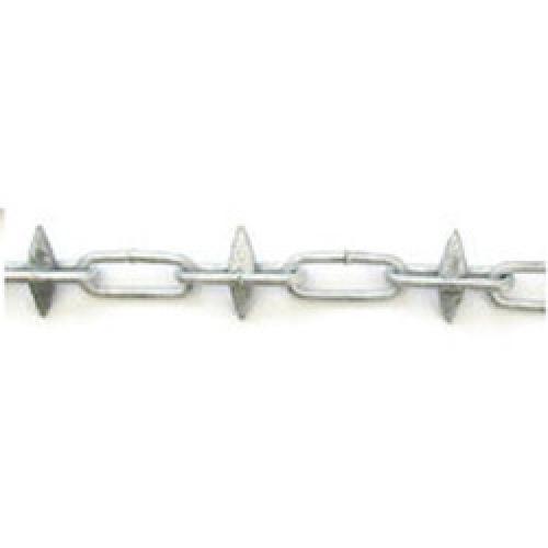 CHAIN SPIKED ALTERNATE LINK GALVANISED 6MM