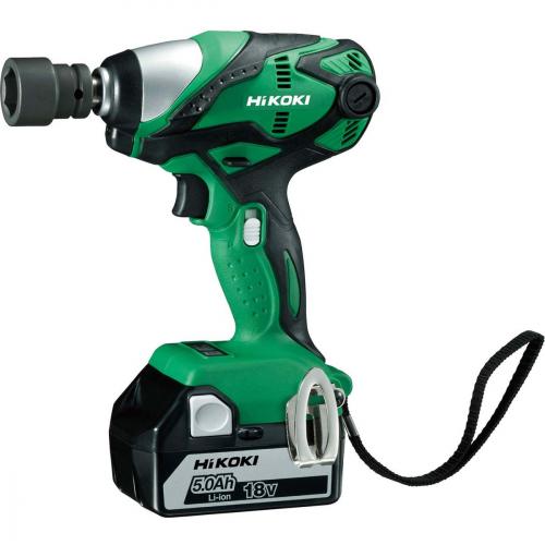 18V IMPACT WRENCH 2X5.0AH LIION 255NM WR18DSDLJJ HIKOKI