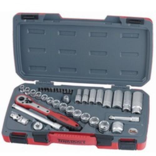 3/8 SQUARE DRIVE METRIC SOCKET SET 39 PIECE T3839 TENG