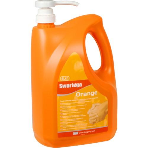 HAND CLEANSER SWARFEGA ORANGE 4 LITRE PUMP