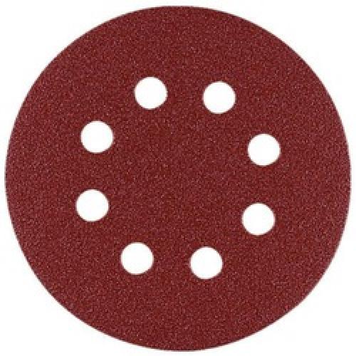 SANDING DISC 150MM 100 GRIT VELCRO 8 HOLE SA-GD SAIT