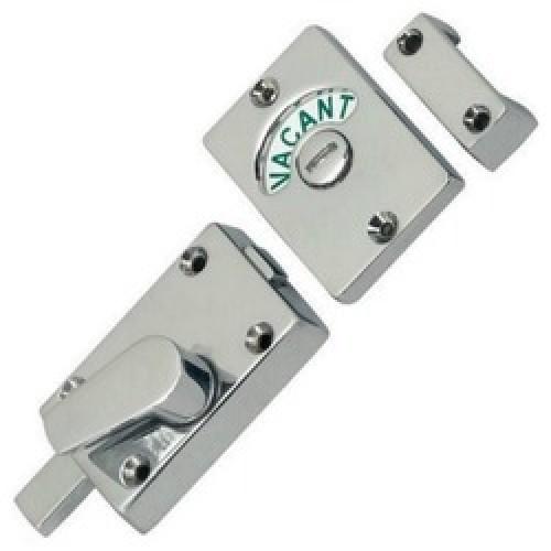 INDICATOR BOLT & LATCH CHROME 63MM