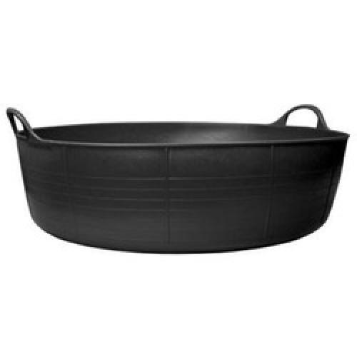 SHALLOW GORILLA TUB BLACK LARGE SP35 GBK (35 LITRE)