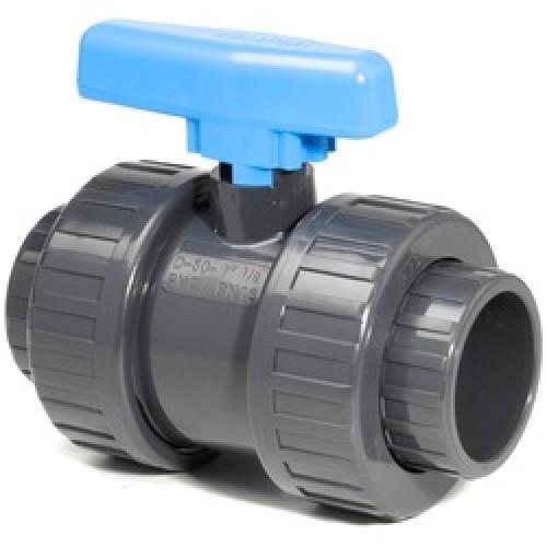 D/U PLAIN ECONOMY UPVC 1.1/2" VALVE