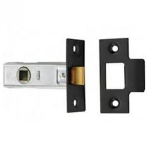 TUBULAR MORTICE LATCH BLACK 64MM TL1 PCB