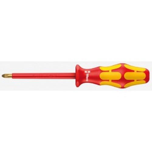 PZ2 100MM VDE SCREWDRIVER KRAFTFORM PLUS 006164 WERA