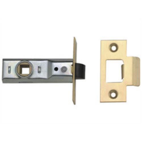 TUBULAR MORTICE LATCH 64MM PB SP94L