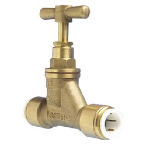 STOPCOCK BRASS 15MM 15BSC SPEEDFIT