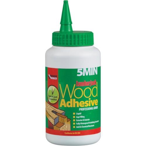 ADHESIVE FOR WOOD GEL 5 MIN POLYURETHANE 750G