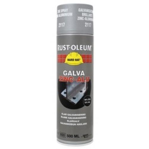 SPRAY PAINT BRIGHT GALVANISING 500 ML 2117 RUSTOLEUM