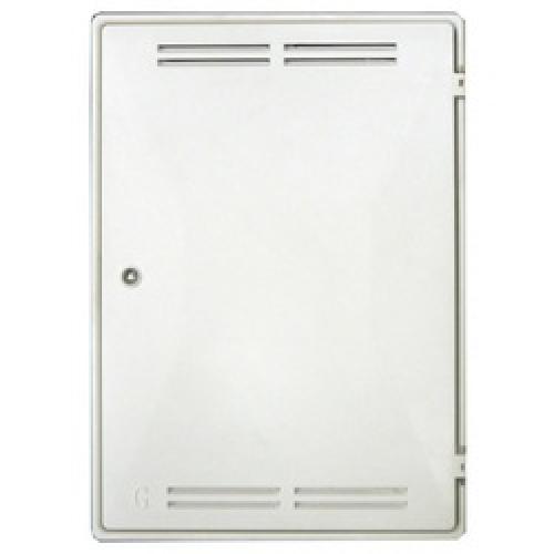 GAS METER BOX WHITE RECESSED (VENTED)