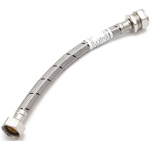 FLEXIBLE TAP CONNECTOR 15MM X 1/2" 300MM