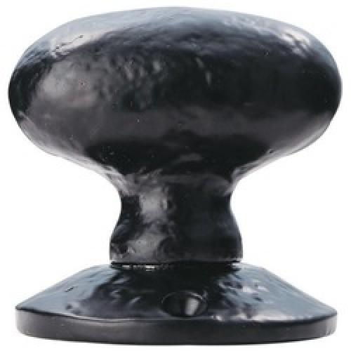 DOOR KNOB SET OVAL ANTIQUE BLACK LF5595