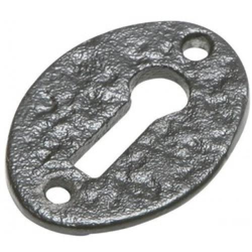 ESCUTCHEON PLAIN ANTIQUE LF5539U OVAL 34 X 51MM