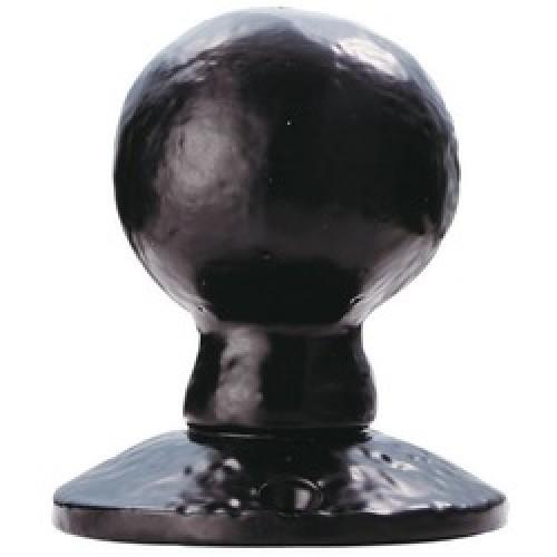 DOOR KNOB MORTICE BALL 60MM BLACK LF5594