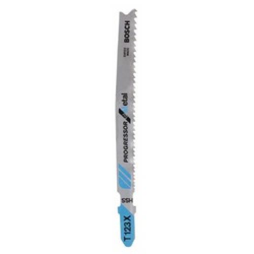 JIGSAW BLADE METAL 1.5-10MM PACK 5 T123XF BOSCH