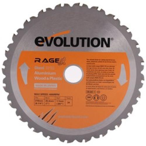 CIRCULAR SAW BLADE TCT 185MM 20T 20B MULTI PURPOSE RAGE