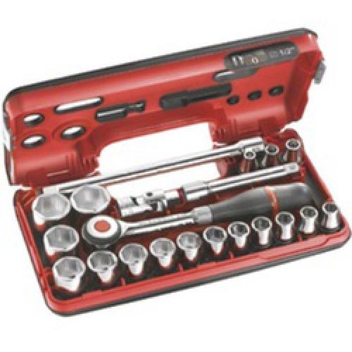 1/2 SQUARE DRIVE SOCKET SET 8-32MM S.360DBOX4 FACOM