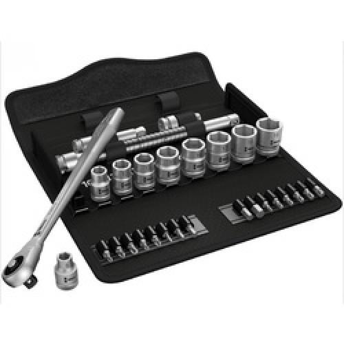 1/4 SQUARE DRIVE SOCKET SET 28 PIECE METRIC 004017 ZYKLOP