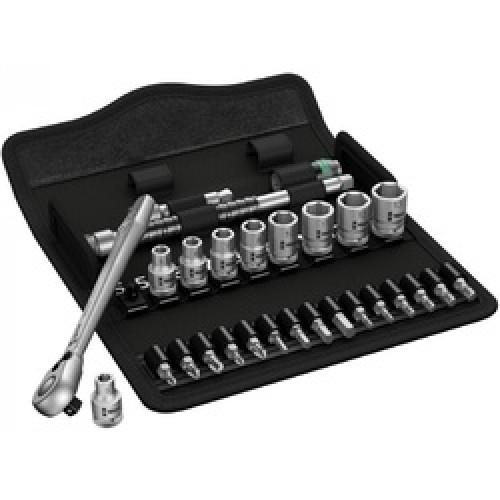 1/4 SQUARE DRIVE SOCKET SET 28 PIECE METRIC 004018 ZYKLOP