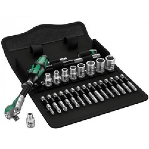 1/4 SQUARE DRIVE SOCKET SET 28 PIECE METRIC 004016 ZYKLOP