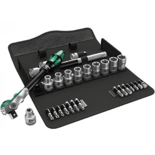 1/2 SQUARE DRIVE SOCKET SET 28 PIECE METRIC 004076 ZYKLOP