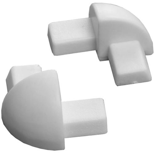 TILE EDGE CORNER WHITE 7MM NST640