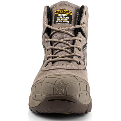 ato SAFETY BOOT SIZE 12 STONE WATERPROOF BLITZ STN BUCKLER