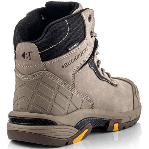 ato SAFETY BOOT SIZE 12 STONE WATERPROOF BLITZ STN BUCKLER