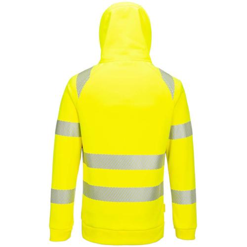 HOODIE YELLOW / BLACK HI VIS 1/4 ZIP MEDIUM DX482