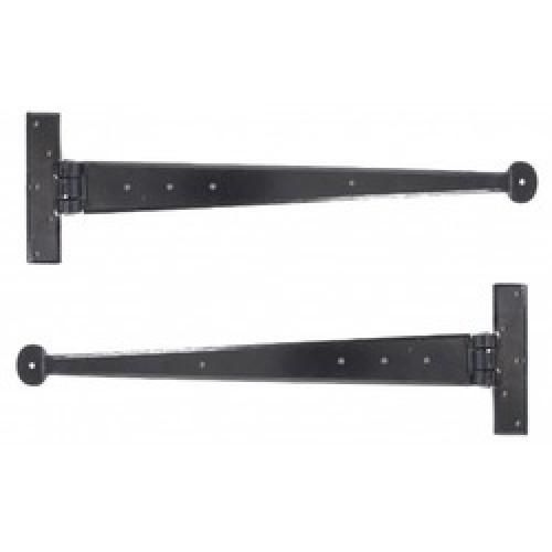 TEE HINGE BLACK 18" PAIR 33009 ANVIL