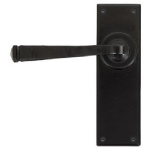 MORTICE LATCH FURNITURE AVON BLACK 33823 ANVIL