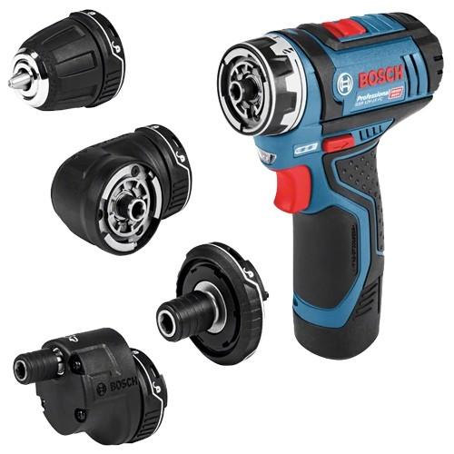 12V DRILL DRIVER 2X2AH LIION FLEXI CLICK GSR12V-15FC BOSCH