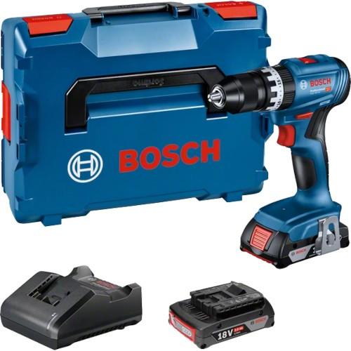 18V COMBI DRILL 13MM 2X2AH LI BRUSHLESS GSB18V-45 BOSCH