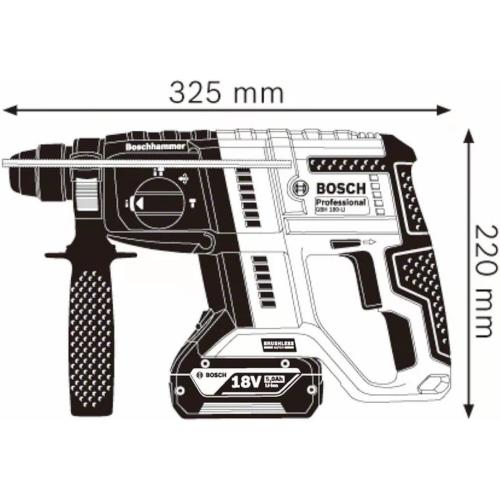 18V SDS HAMMER DRILL BODY ONLY LI BRUSHLESS GBH18V-21 BOSCH