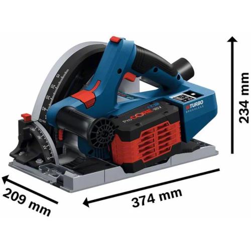 18V PLUNGE SAW 140MM BODY ONLY BRUSHLESS GKT18V-52GC BOSCH