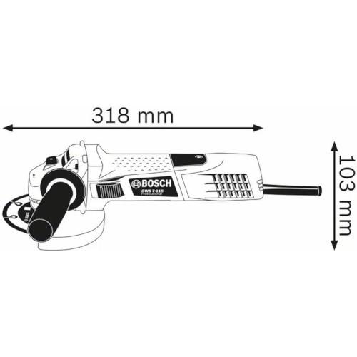 ANGLE GRINDER 115MM 720W 110V GWS7-115 BOSCH