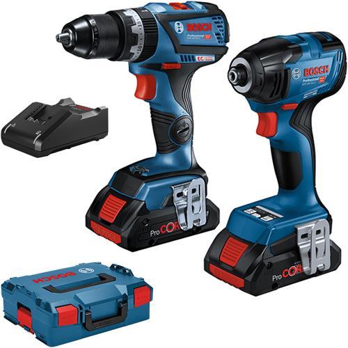 18V COMBI & IMPACT DRILL 2X4AH BRUSHLESS GSB18V90C&GDR18V210C