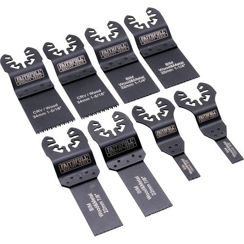 MULTI TOOL BLADE SET 8 FAITHFULL