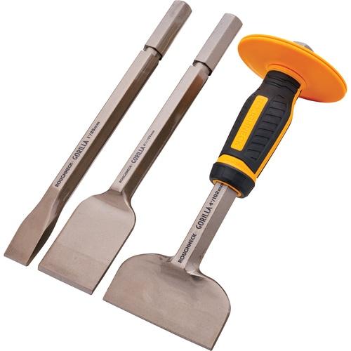 CHISEL & BOLSTER SET 3 PIECE ROUGHNECK