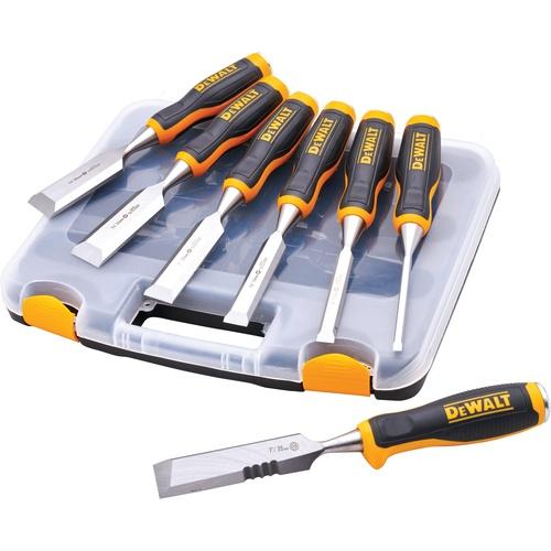 CHISEL SET 6 PIECE + CHISEL KNIFE 25MM DEWALT
