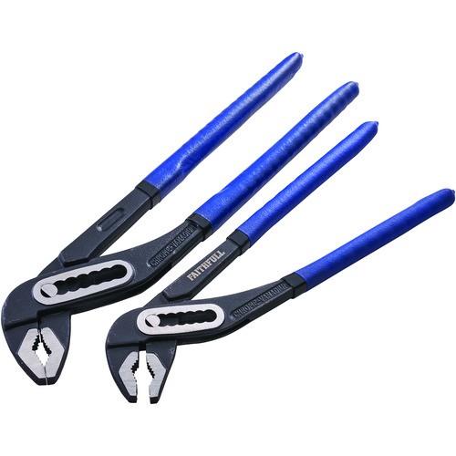 WATERPUMP PLIERS TWIN PACK 250MM & 300MM FAITHFULL