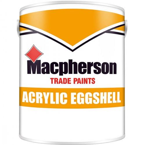 ACRYLIC EGGSHELL PAINT WHITE FAST DRYING 1L MACPHERSON