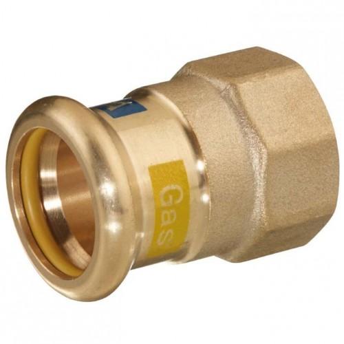 M-PRESS *AQUAGAS* COPPER 22MM X 3/4 STRAIGHT FI ADAPTOR