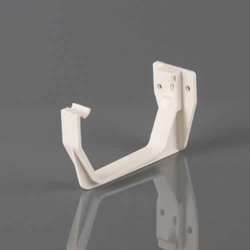 GUTTER FASCIA BRACKET RECT 114MM WHITE BR053W BRETT