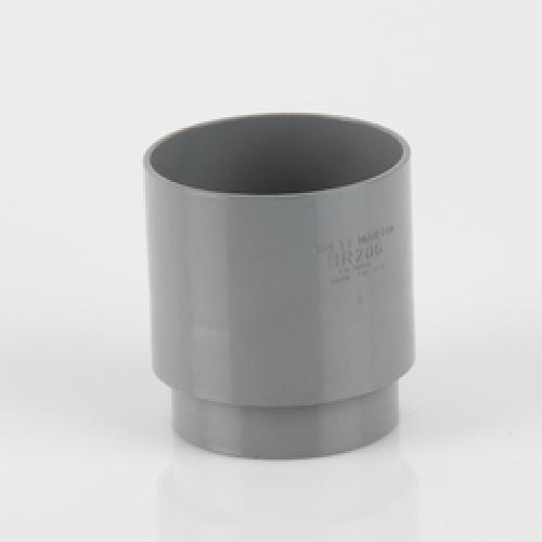 DOWNPIPE CONNECTOR 68MM GREY BR206G BRETT