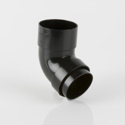 DOWNPIPE BEND 112DEG 68MM BLACK BR209B BRETT