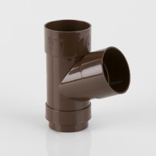 DOWNPIPE BRANCH 112DEG 68MM BROWN BR218BR BRETT